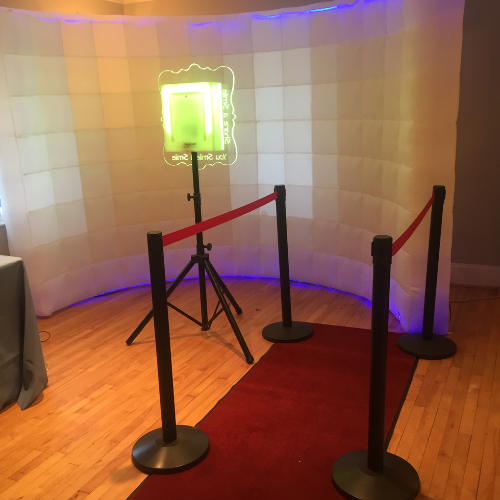 inflated curve booth